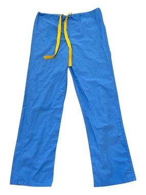 blue Medline AngelStat unisex reversible drawstring scrub pants- Size XS